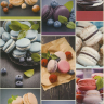 Macarones - Franske makroner - Køb billig tapet med kager