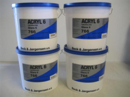 Acryl 6 Pakken. 4 X 9L hvid vægmaling