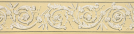 Tapetbort - Køb gul tapet bort m. ornamenter fra DURO Gammalsvenska