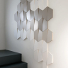 Trapez klods til dekoration - Køb firkantede 3D klodser til montering på væggen