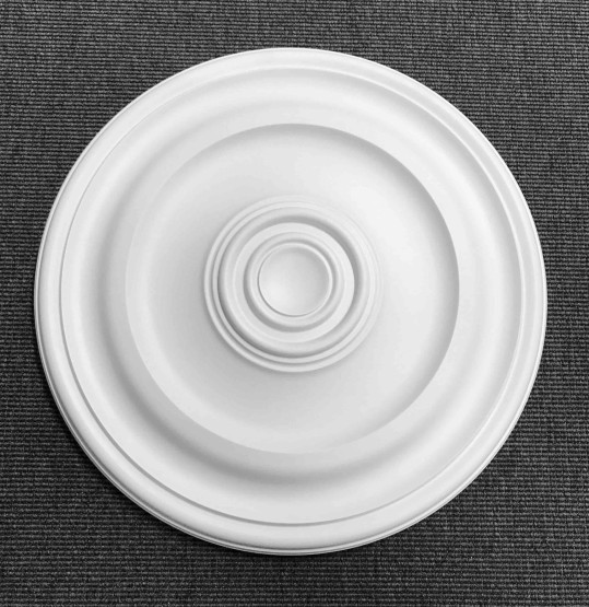 Stuk Roset ES134 - Køb hvid minimalistiske stuk rosetter online her