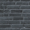 Koksgrå mursten med grå fuger - Køb murstens tapet billigt her