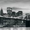 Manhattan Bridge New York sort hvid - Køb billig fototapet online Manhattan Bridge New York sort hvid - Køb billig fototapet online