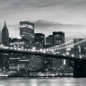 Manhattan Bridge New York sort hvid - Køb billig fototapet online Manhattan Bridge New York sort hvid - Køb billig fototapet online