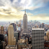 New York Skyline USA - Køb flot fototapet i non-woven kvalitet