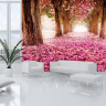 Magnolia allé fototapet non-woven - Køb kvalitets fototapet m. blade Magnolia allé fototapet non-woven - Køb kvalitets fototapet m. blade