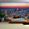 Paris by night med Eiffeltårnet - Køb non-woven fototapet online Paris by night med Eiffeltårnet - Køb non-woven fototapet online