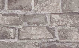 Grå-brun murstenstapet - Køb billig tapet med grå mursten