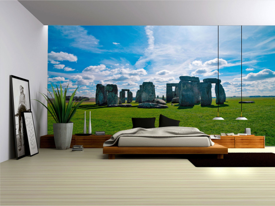 Stonehenge - Køb fototapet i non-woven kvalitet billigt online her