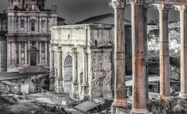 Ancient Rome Ruiner non-woven - Køb fototapet i non-woven kvalitet