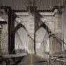 Walk Way Brooklyn Bridge - Køb flot fototapet med en gangbro i New York Walk Way Brooklyn Bridge - Køb flot fototapet med en gangbro i New York