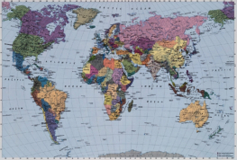 Verdenskort fototapet - Køb billigt fotostat med verdenskortet online her