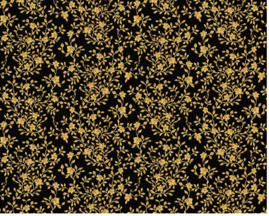 93584-4 VERSACE tapet - Køb sort Versacetapet med guldblomster