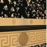 93585-4 VERSACE - Køb sort Versace tapet med masser af guldblomster 93585-4 VERSACE - Køb sort Versace tapet med masser af guldblomster