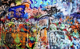 Graffiti maling - fototapet efter eget mål