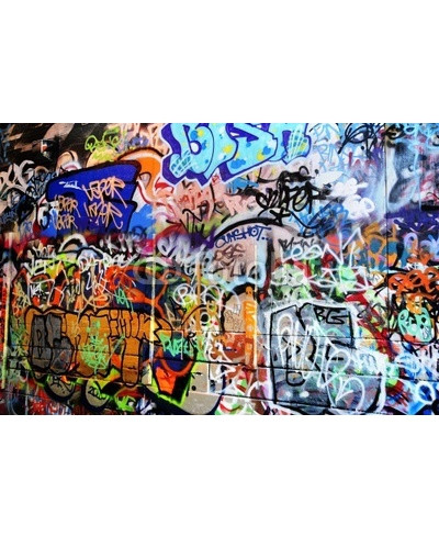 Graffiti maling - fototapet efter eget mål