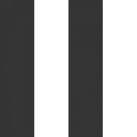Brede sorte hvide striber - Køb flot bred stribet tapet i sort & hvid