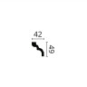 D Nomastyl stuk liste 50 X 45mm. Hvid Stuk liste til loftet. D Nomastyl stuk liste 50 X 45mm. Hvid Stuk liste til loftet.
