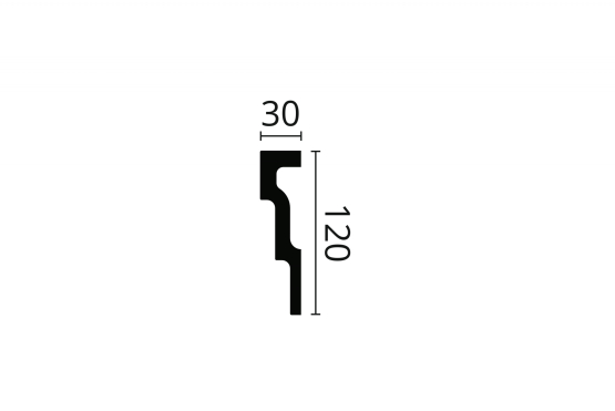 Stukliste Nomastyl M1 120X30mm.