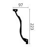 Z7 Arstyl stuk liste 220X100mm. - Køb flot hvid stukliste online Z7 Arstyl stuk liste 220X100mm. - Køb flot hvid stukliste online