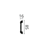 WL5 vægliste - Køb Wallstyle WL5 vægliste 2 meter lang til væggen WL5 vægliste - Køb Wallstyle WL5 vægliste 2 meter lang til væggen