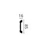 WL5 vægliste - Køb Wallstyle WL5 vægliste 2 meter lang til væggen WL5 vægliste - Køb Wallstyle WL5 vægliste 2 meter lang til væggen