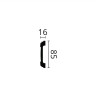 WL5 vægliste - Køb Wallstyle WL5 vægliste 2 meter lang til væggen WL5 vægliste - Køb Wallstyle WL5 vægliste 2 meter lang til væggen