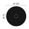 R6 Loftroset Arstyl 420mm. - Hvid stuk loftrosette til loftet R6 Loftroset Arstyl 420mm. - Hvid stuk loftrosette til loftet