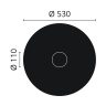 R9 Loftroset Arstyl 530mm. flot hvid stuk rosette til loftet R9 Loftroset Arstyl 530mm. flot hvid stuk rosette til loftet