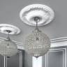 R18 stuk roset Arstyl R18 600mm. - Køb hvid stukrosette til loftet R18 stuk roset Arstyl R18 600mm. - Køb hvid stukrosette til loftet
