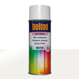 Trafikhvid Blank Ral 9016 spraymaling - Billig Spraymaling ral9016 fra BELTON