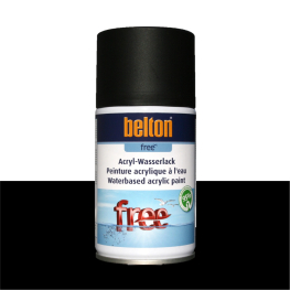 Belton Free Spraymaling vandbaseret Sort blank - Køb spraylak her