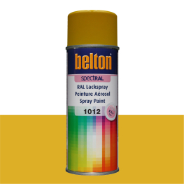 Citrongul spraymaling Ral1012 Belton 400ml. - Køb gul spray maling