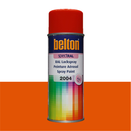 Renorange Ral2004 spraymaling Belton 400ml. - Køb orange spray maling