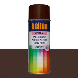Chokobrun Ral8017 spraymaling Belton 400ml. - Køb brun spray maling