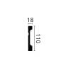 FD11 Fodliste med bred rille 11cm. høj - Køb fodlister online her FD11 Fodliste med bred rille 11cm. høj - Køb fodlister online her