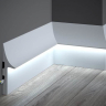 Fodliste med bue til LED lys 15cm. - Køb fodpanel til ledlys til gulvet Fodliste med bue til LED lys 15cm. - Køb fodpanel til ledlys til gulvet