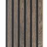 Akustikpanel træpanel Basic Sort olie 240cm. - Akustik panel i sort Akustikpanel træpanel Basic Sort olie 240cm. - Akustik panel i sort