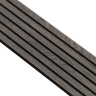 Akustikpanel træpanel Basic Sort olie 240cm. - Akustik panel i sort Akustikpanel træpanel Basic Sort olie 240cm. - Akustik panel i sort