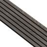 Akustikpanel træpanel Basic Sort olie 240cm. - Akustik panel i sort Akustikpanel træpanel Basic Sort olie 240cm. - Akustik panel i sort