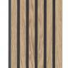 Akustikpanel træpanel Basic Brun olie 240cm. - Akustik panel i brun eg Akustikpanel træpanel Basic Brun olie 240cm. - Akustik panel i brun eg