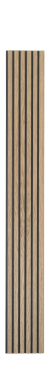 Akustikpanel træpanel Basic Brun olie 240cm. - Akustik panel i brun eg