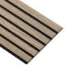 Akustikpanel træpanel Basic Brun olie 240cm. - Akustik panel i brun eg Akustikpanel træpanel Basic Brun olie 240cm. - Akustik panel i brun eg