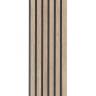 Akustikpanel træpanel Basic Mørk Brun olie 240cm. - Akustik panel i mørkebrun eg Akustikpanel træpanel Basic Mørk Brun olie 240cm. - Akustik panel i mørkebrun eg