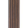Akustikpanel træpanel Basic Valnød og sort MDF 240cm. - Akustik panel