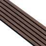 Akustikpanel træpanel Basic Valnød og sort MDF 278cm. - Akustik panel Akustikpanel træpanel Basic Valnød og sort MDF 278cm. - Akustik panel