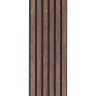 Akustikpanel træpanel Basic Valnød og sort MDF 278cm. - Akustik panel Akustikpanel træpanel Basic Valnød og sort MDF 278cm. - Akustik panel