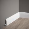 Flot fodliste med ledningsskjul 6,9cm. høj - Køb fodpanel online Flot fodliste med ledningsskjul 6,9cm. høj - Køb fodpanel online