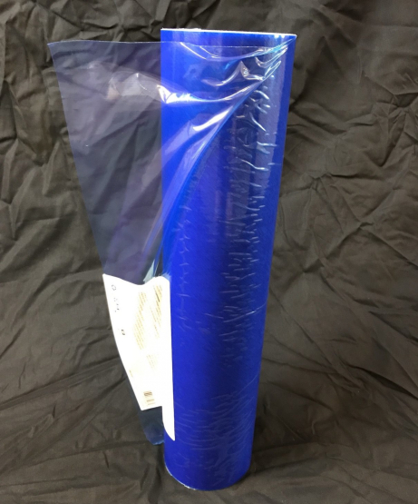 Blå Selvklæbende Folie Vinduesafdækning 0,5M - Folieafdækning UV90