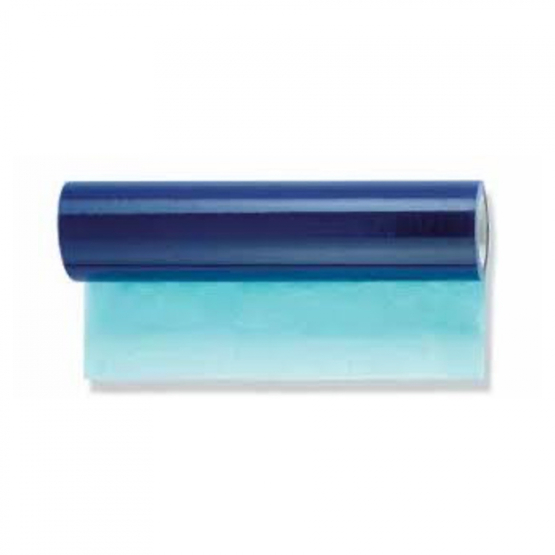Vinduesfolie blå 1X100 meter - Køb selvklæbende UV90 vinduesafdækning